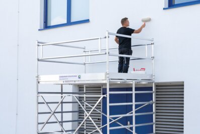 Klappgerüst mit Dreifach-Plattform und Arbeitshöhe 4,40 m | © MUNK GmbH