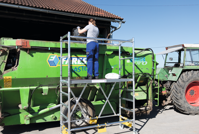 Klappgerüst mit Ausbaueinheit | © MUNK GmbH