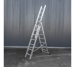 Sprossen-Mehrzweckleiter 3-teilig | © Riesa Outlet GmbH