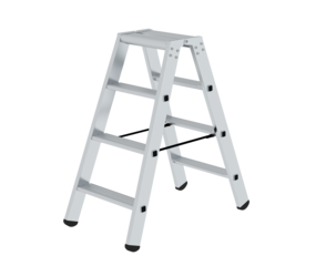 Stehleiter beidseitig begehbar 2x4 Stufen | © Riesa Outlet GmbH