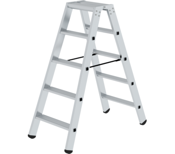 Stehleiter beidseitig begehbar 2x5 Stufen | © Riesa Outlet GmbH