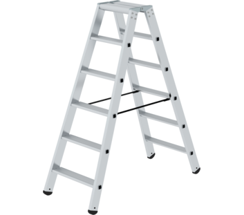 Stehleiter beidseitig begehbar 2x6 Stufen | © MUNK GmbH