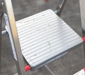 Trittleiter Aluminium einseitig begehbar | © Riesa Outlet GmbH