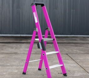 Tritteleiter einseitig begehbar Lady-line 4 Stufen  | © MUNK GmbH